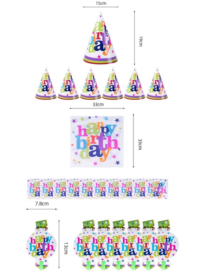 40 pieces of cartoon themed birthday party disposables set - Image 3